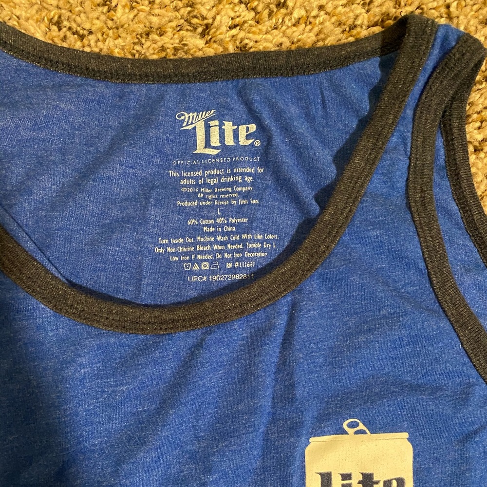 Miller Lite Tank